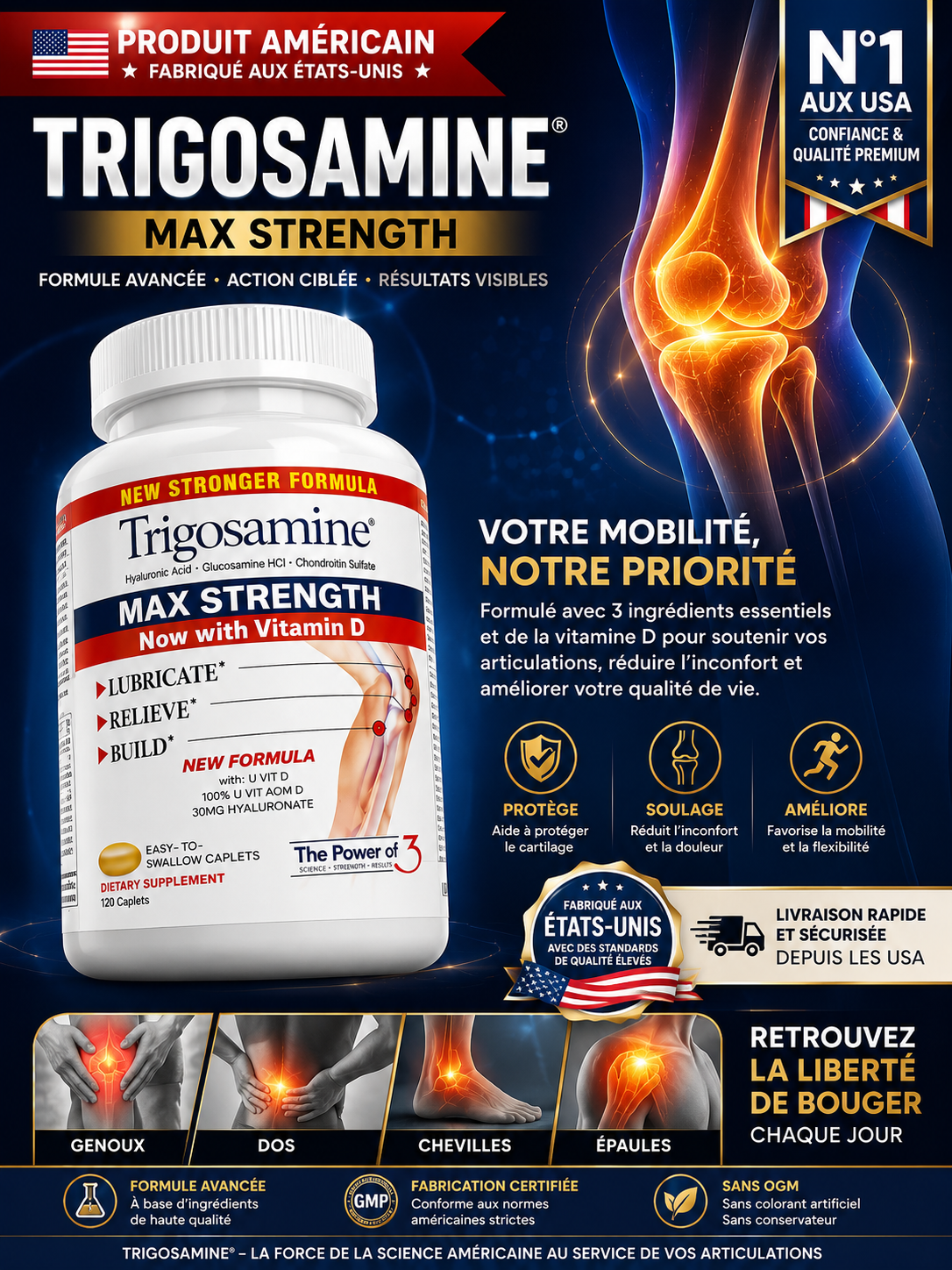 Trigosamine complément alimentaire (Spéciale promotion de 7 jours)