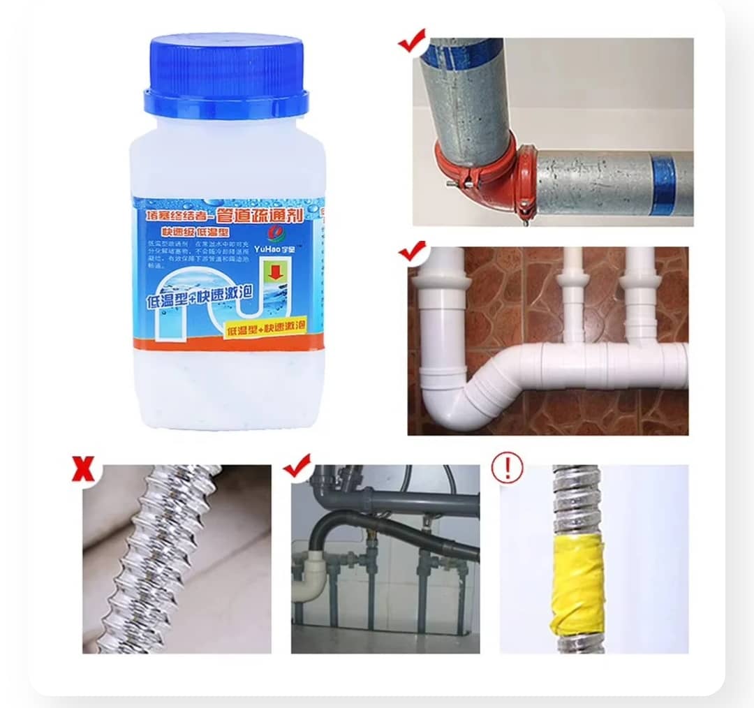 🧹 Stop aux Canalisations Bouchées – Solution Déboucheur Puissante